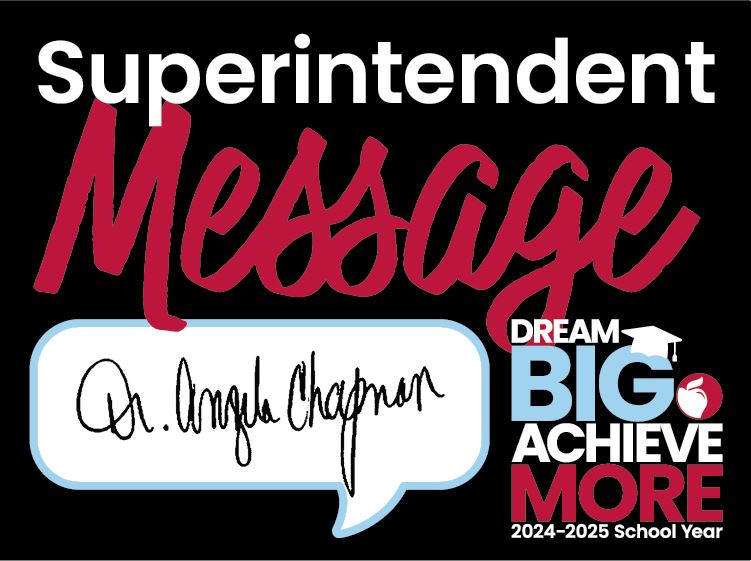  superintendents message